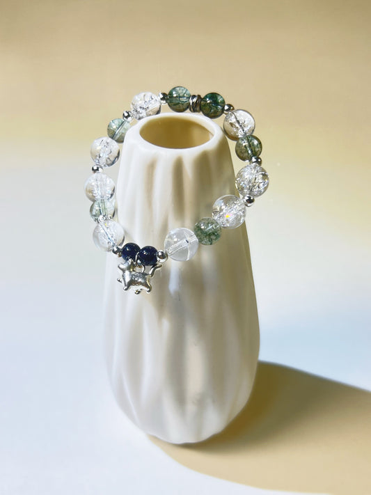 Cat Lover Crystal Bracelet